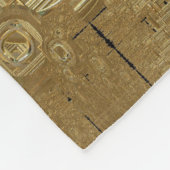 Gold Rush Fleece Blanket (Ecke)