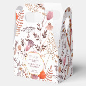 Gold Rustic Boho Chic Wildblumen Hochzeit im Herbs Geschenkschachtel (Geöffnet)