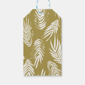 Gold Rustic Hand Letting Brautparty Geschenkmarke Geschenkanhänger (Rückseite)