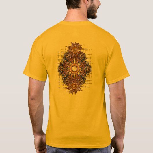 Gold Rustica T - Shirt (Rückseite)
