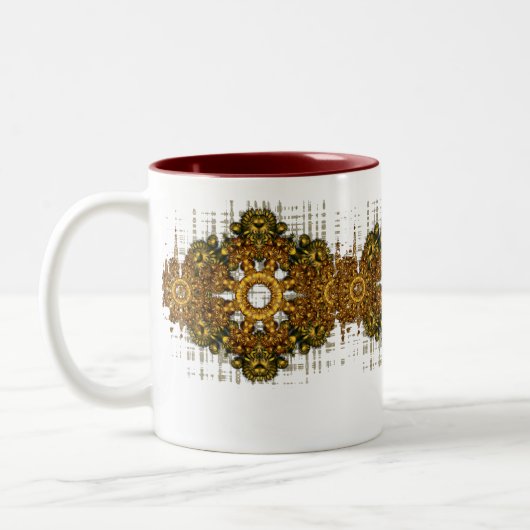 Gold Rustica-Tasse Zweifarbige Tasse (Links)
