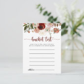 Gold Rustikale, farbenfrohe, blumengeschmückte Eim Postkarte (Stehend Vorderseite)