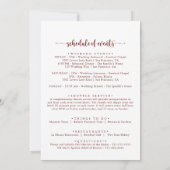 Gold Rustikale farbenfrohe blumenreiche Hochzeit B (Rückseite)