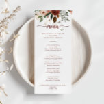 Gold Rustikale, farbenfrohe Speisekarte Menükarte<br><div class="desc">Diese goldene,  farbenfrohe Karte zum Abendessen mit Blumenkost ist perfekt für eine einfache Hochzeit. Die Blume sind handbemalt,  Marsala,  Rosa,  Rosa,  Rot,  Bordeaux und Gold mit grünen Blätter,  die in wunderschönen Kränzen angeordnet sind. Dieses Menü kann für Hochzeitsempfang,  Probe Dinner,  Brautparty oder jede Veranstaltung verwendet werden.</div>