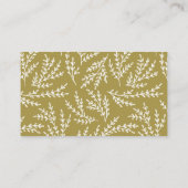 Gold Rustikale Hand Letter Windel Raffle Card Begleitkarte (Rückseite)