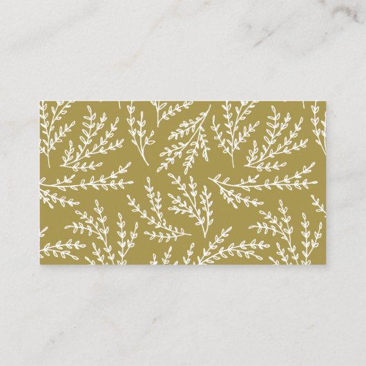 Gold Rustikale Hand Letter Windel Raffle Card Begleitkarte (Rückseite)