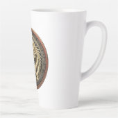 Gold Sacred Eastern Dragon Medallion Milchtasse (Rechts)