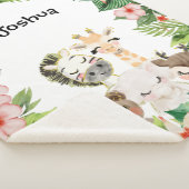 Gold Safari Friends | Wasserfarbene Blütenpflanzen Sherpadecke (3/4)