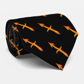 Gold Sagitarius Zodiac Sign Krawatte (Gerollt)