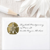Gold Sand Dollar Labels (Insitu)