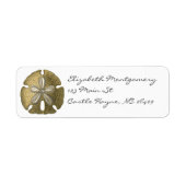 Gold Sand Dollar Labels (Vorne)