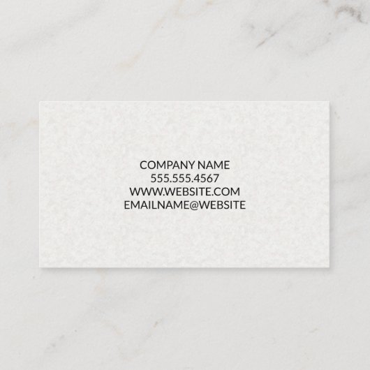 Gold-Säulen | Modern stilvoll Visitenkarte (Rückseite)