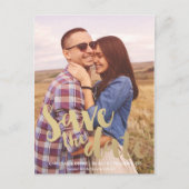 GOLD SAVE THE DATE // Ankündigung Datum freihalten (Vorderseite)