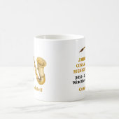 Gold Saxophone Player Personalisiert Band Kaffeetasse (Mittel)