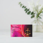 GOLD SCALES OF REW, SCHWARZE ROTE FRAKTAL ROSE MON VISITENKARTE (Stehend Vorderseite)