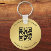 Gold-Scanner für Ihren QR-Code Schlüsselanhänger (Vorderseite)