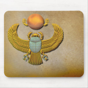 Gold Scarab Mousepad
