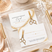 Gold Scheren Friseursalon