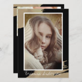 Gold Schlaganfall Schwarzer Modelldarsteller 3 Fot (Vorne/Hinten)