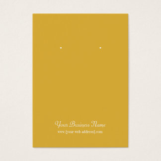 Gold Schlichte Einfach-Earring-Karte