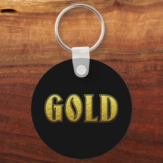 Gold Schlüsselanhänger (Rückseite)