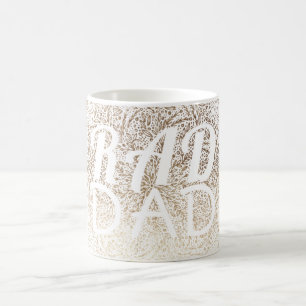 Gold SCHNEEFLOCKE RAD VATER WEIHNACHTEN Kaffeetasse