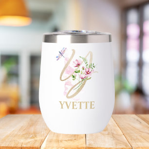Gold Schrift Buchstabe Y Monogramm Personalisierte