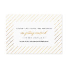 Gold Schrift Foto Save the Date in Faux Folie