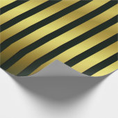 Gold, Schwarz, glänzend, Umhüllung, Papier, farbig Geschenkpapier (Ecke)