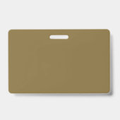Gold & Schwarz minimalistischer moderner Profi Ausweis (Rückseite)
