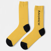 Gold Schwarz oder WÄHLEN SIE IHRE FARBE mit Jumbo- Socken (Linkes Detail)