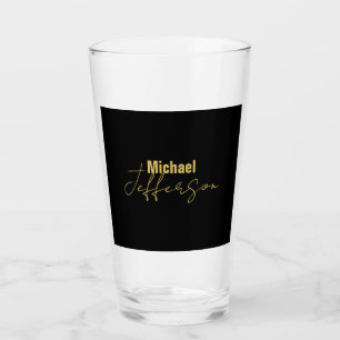 Gold schwarze Farbe elegant moderne minimalistisch Glas
