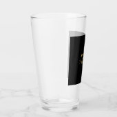 Gold schwarze Farbe elegant moderne minimalistisch Glas (Rechts)