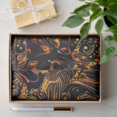 Gold Schwarze Flora Wine tasting in der Fattoria M Seidenpapier (Geschenk)