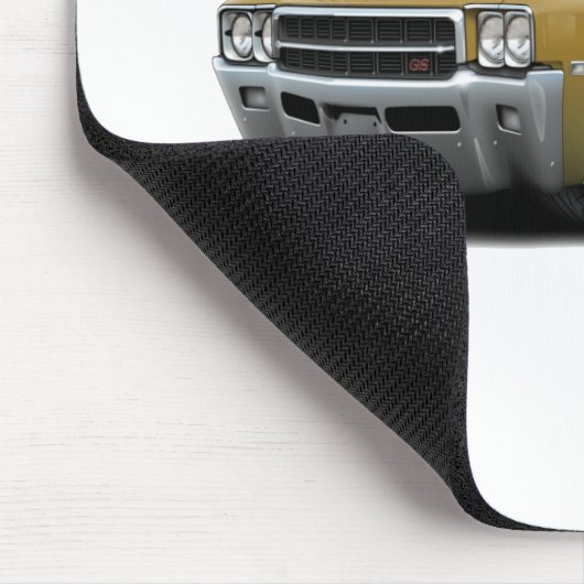 Gold-Schwarzes Spitzenauto 1969 Buicks GS Mousepad (Ecke)