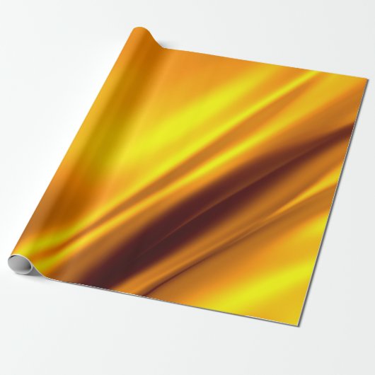 Gold schwellender abstrakter Hintergrund Geschenkpapier (Ungerollt)