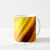Gold schwellender abstrakter Hintergrund Kaffeetasse (VorderseiteRechts)