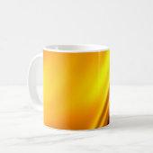 Gold schwellender abstrakter Hintergrund Kaffeetasse (Vorderseite Links)