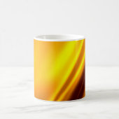 Gold schwellender abstrakter Hintergrund Kaffeetasse (Mittel)