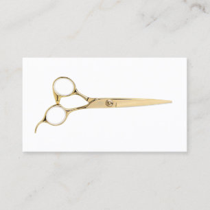 Gold Scissor Minimalistischen Visitenkarte