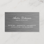 Gold Scissors-Blume | Hair Stylist Visitenkarte (Rückseite)