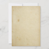 Gold Script Custom Foto Save the Date Hochzeit (Rückseite)