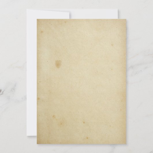 Gold Script Custom Foto Save the Date Hochzeit (Rückseite)