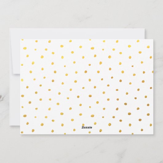 Gold Script Frohe Weihnachten Personalisiertes Fot (Rückseite)