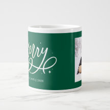 Gold Script Funkelnd Merry Holiday Foto Geschenk