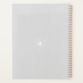 Gold Script Future Frau Dove Gray Wedding Planner Planer (Rückseite)