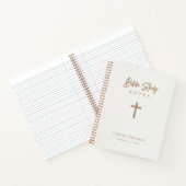Gold Script Ivory Bible Study Notizblock (Innenseite)