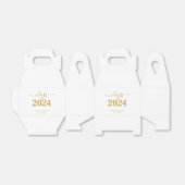 Gold Script-Klasse des Abschlusses 2024 Geschenkschachtel (Ungefaltet)