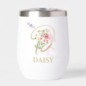 Gold Script Letter D Monogram Personalisiert Name (Vorderseite)