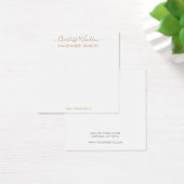 Gold Script Name Earring Juwelier Display Card (Schreibtisch)